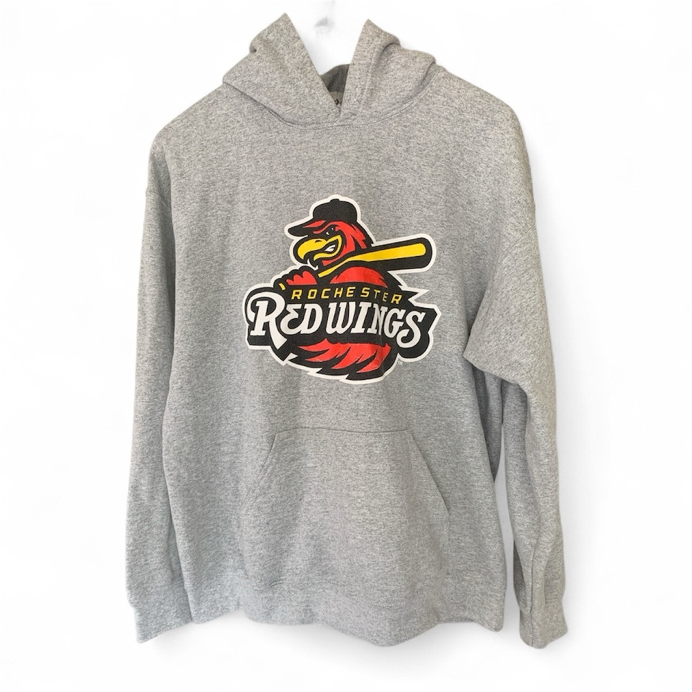 Rochester Red Wings Gray Hoodie